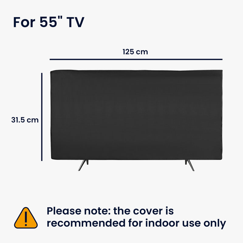 kwmobile Protective Cover for 55" TV Cover - Television Screen Protector Cover - flexible TV Screen Dust Cover
