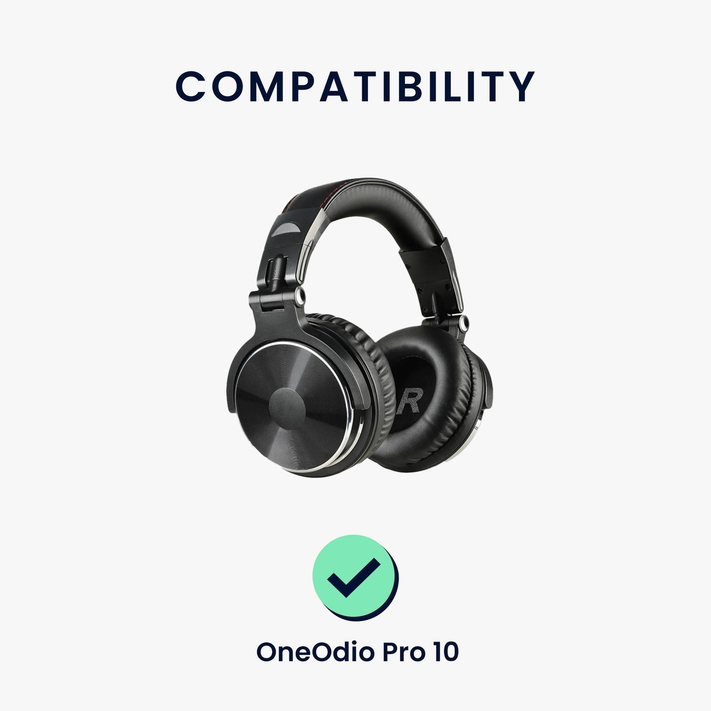 kwmobile Ear Pads for OneOdio Pro 10 / Pro M / Pro C Ear Cushions Replacement Earpads Headphone Replacement Parts Headphone Replacement Pads Over Ear Headphones