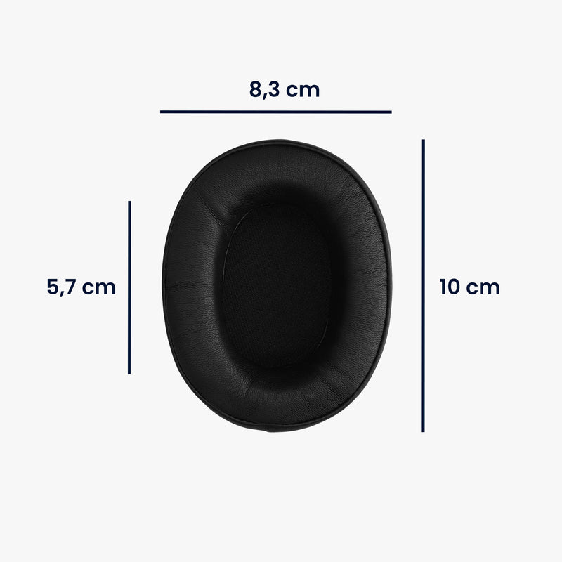 kwmobile Ear Pads for Srhythm NC25 / NC35 Noise Cancelling Headphones Replacement Parts Over Ear Headphones