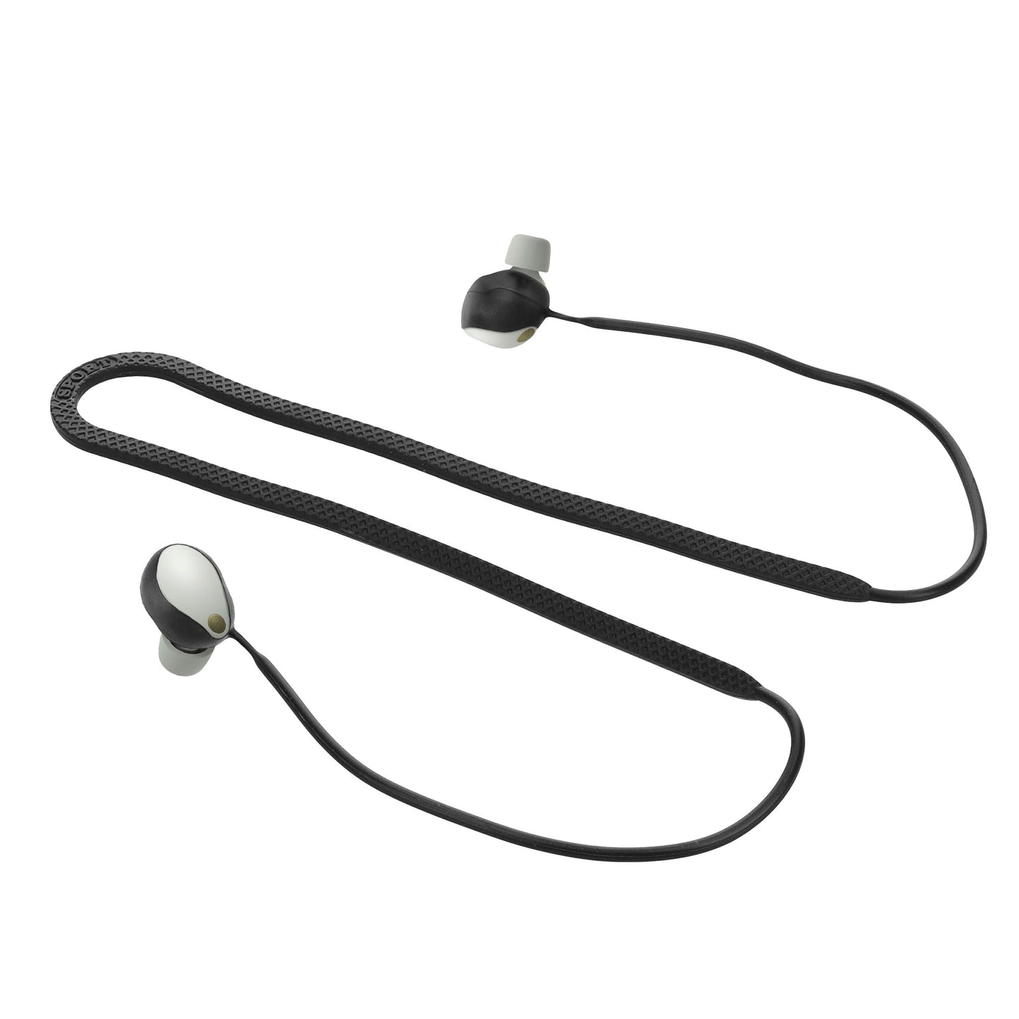 kwmobile Halteband kompatibel mit Sony WF-1000XM5 Headphones - Kopfhörer Halter Band Strap in Schwarz Schwarz  