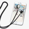 kwmobile Neckband compatible with Sony WF-1000XM5 Headphones - Headphone Holder Band Strap