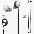 kwmobile Neckband compatible with Sony WF-1000XM5 Headphones - Headphone Holder Band Strap