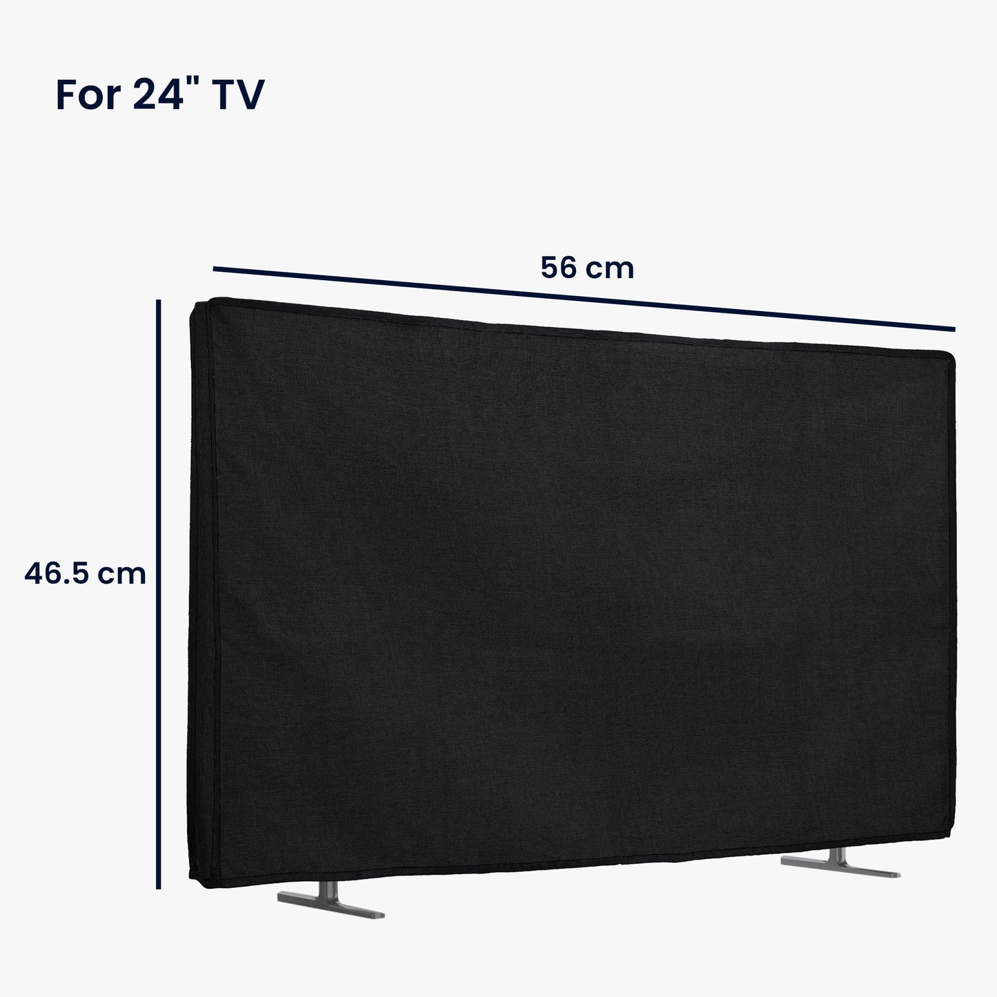 kwmobile 24" TV Cover Indoor - Television Sleeve