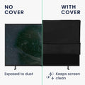 kwmobile 24" TV Cover Indoor - Television Sleeve