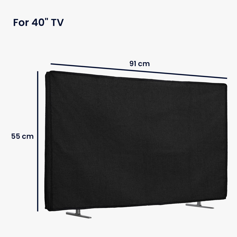 kwmobile 40" TV Cover Indoor Television Sleeve Screen Protector Cover TV Screen Dust Cover TV Cover