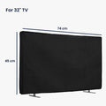 kwmobile 32" TV Cover Indoor - Television Case Screen Protector Cover - TV Screen Dust Cover - TV Cover