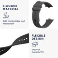 kwmobile Watch Strap for Xiaomi Mi Band 8 Pro Wristband Fitness Tracker Band Set Replacement Strap Smartwatch