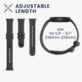 kwmobile Watch Strap for Xiaomi Mi Band 8 Pro Wristband Fitness Tracker Band Set Replacement Strap Smartwatch