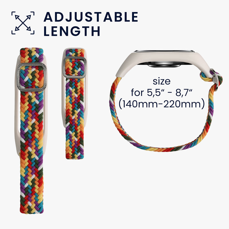 kwmobile Strap Compatible with Oppo Band Sport Fitness Tracker Sports Bracelet Band Inner Dimensions from 14 - 22 cm