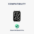 kwmobile Strap compatible with Xiaomi Smart Band 8 Pro / Band 9 Pro / Redmi Watch 5 / Redmi Watch 4 - Fitness Tracker Sports Strap - Inner dimensions of 15 - 18.5 cm