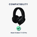 kwmobile Headband Cover compatible with Razer Kraken 7.1 V2 Pro Case Headphone Protection