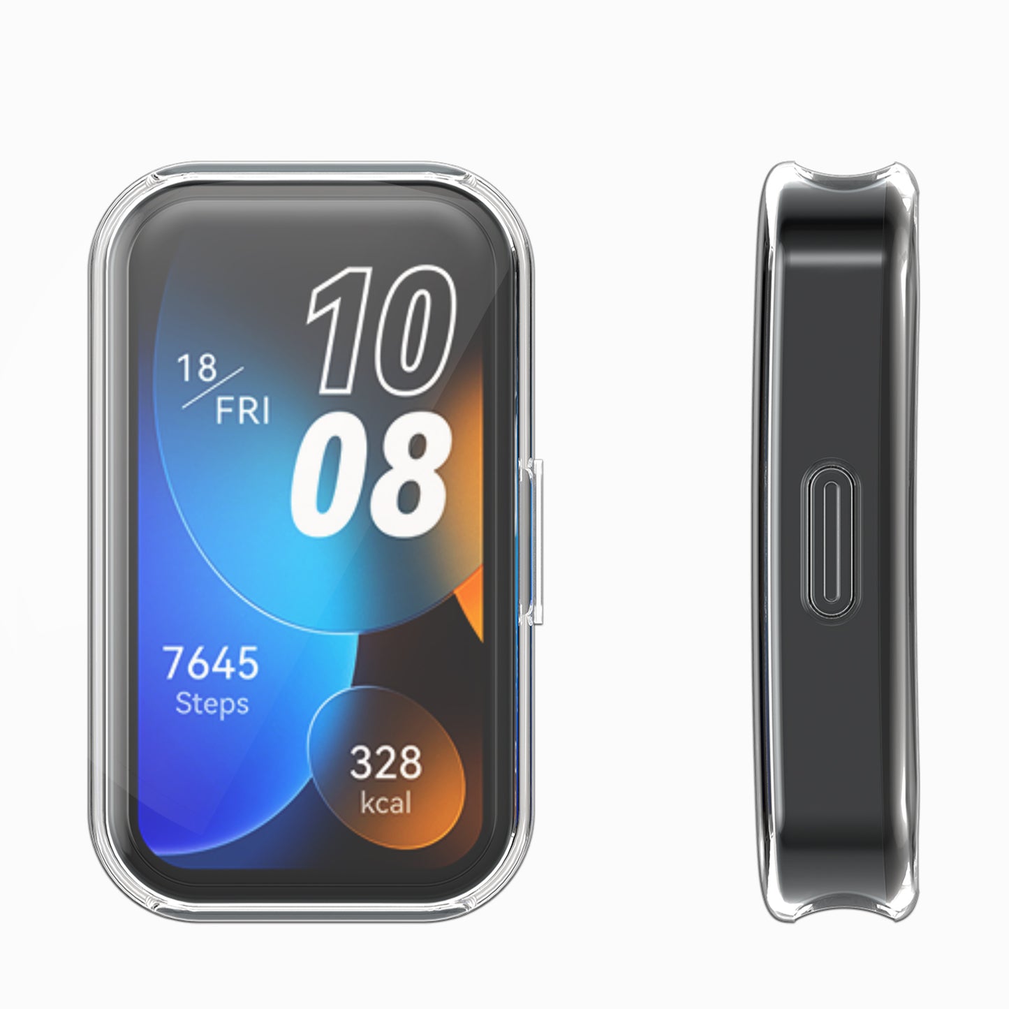 kwmobile Protective Case for Huawei Band 10 / 9 / 8 Fullbody Display Cover Set