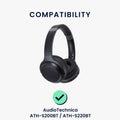 kwmobile Ear Pads for AudioTechnica ATH-S200BT / ATH-S220BT Earpads Replacement Headphone Replacement Parts Over Ear Headphones