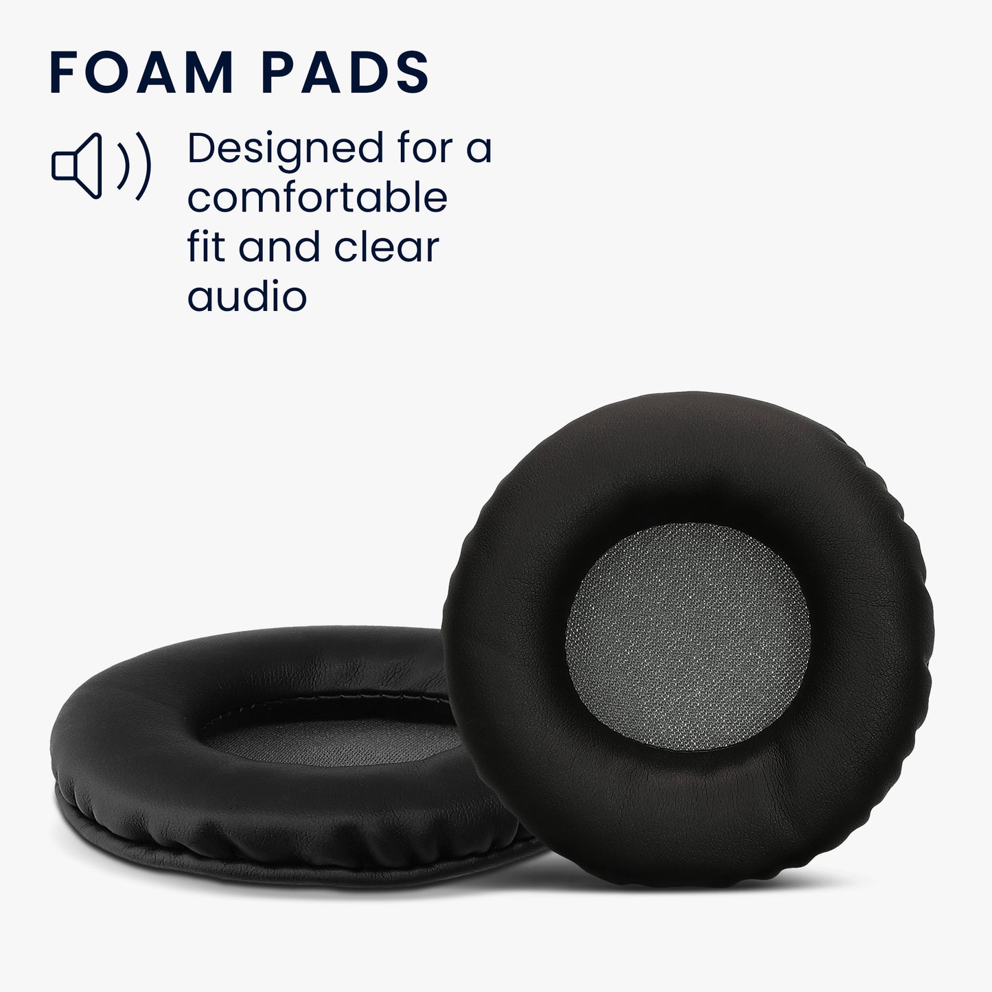 kwmobile Ear Pads for AudioTechnica ATH-S200BT / ATH-S220BT Earpads Replacement Headphone Replacement Parts Over Ear Headphones