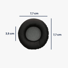 kwmobile Ohr Polster für AudioTechnica ATH-S200BT / ATH-S220BT Ohrpolster Ersatz Kopfhörer Ersatzteile Over Ear