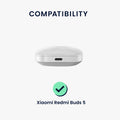 kwmobile Case Compatible with Xiaomi Redmi Buds 5 Headphones
