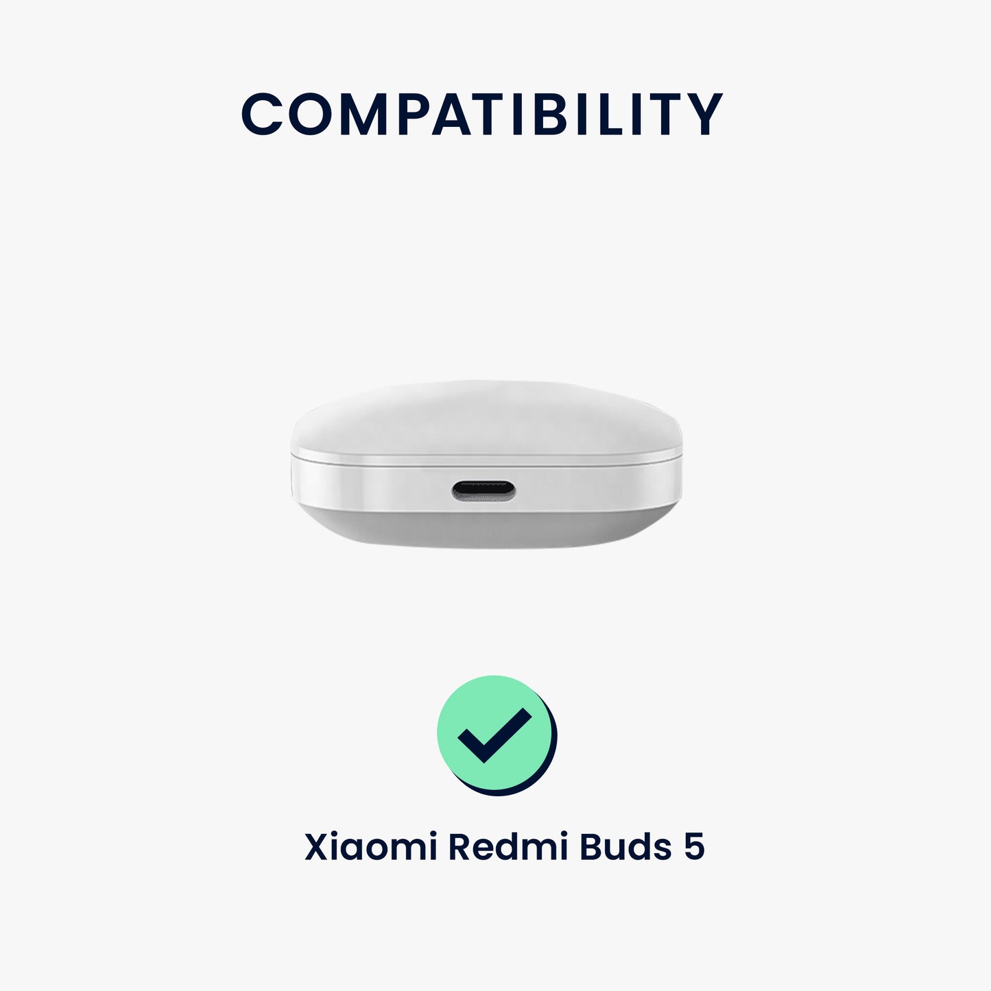 kwmobile Case Compatible with Xiaomi Redmi Buds 5 Headphones