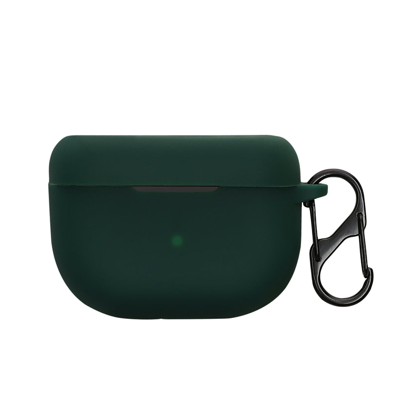 kwmobile Hülle kompatibel mit Jabra Elite 10 / E10 Kopfhörer - Silikon Schutzhülle Etui Case Cover Schoner in Dunkelgrün Dunkelgrün  
