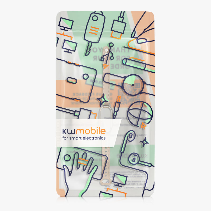 kwmobile Watch Strap for Xiaomi Smart Band 10 / Smart Band 9 / 8 Strap Replacement Strap for Fitness Tracker Replacement Strap Smartwatch