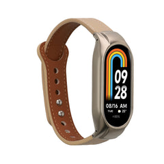 Xiaomi Smart Band 10 / Smart Band 9 / 8 Genuine Leather Fitness Tracker Replacement Watch Strap