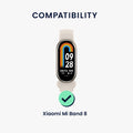kwmobile Screen Protector compatible with Xiaomi Mi Band 8 Film - Protective Film for Fitness Tracker - Robust Screen Protection