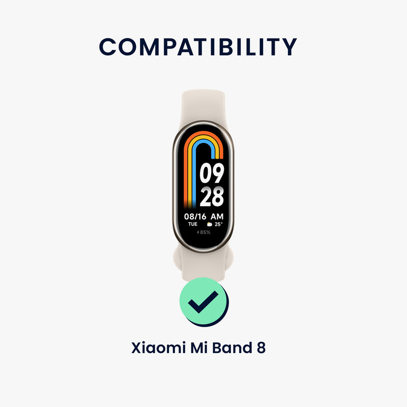 kwmobile Screen Protector compatible with Xiaomi Mi Band 8 Film - Protective Film for Fitness Tracker - Robust Screen Protection
