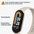 kwmobile Screen Protector compatible with Xiaomi Mi Band 8 Film - Protective Film for Fitness Tracker - Robust Screen Protection