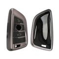 kwmobile Car Key Cover Compatible with BMW 3-Button Smart Key - Silicone Cover