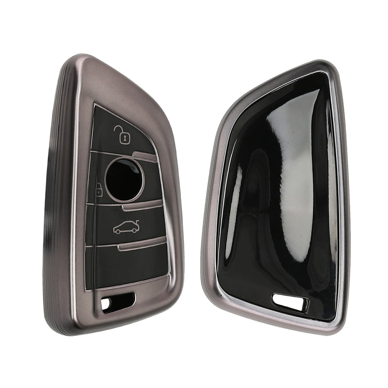 kwmobile Car Key Cover Compatible with BMW 3-Button Smart Key - Silicone Cover