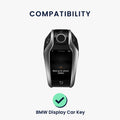 kwmobile Car Key Fob Cover Compatible with BMW Display Key - Silicone Case