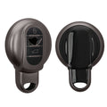 kwmobile Car Key Cover Compatible with Mini 3-Button Smart Key - Silicone Cover for Car Key