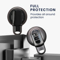 kwmobile Car Key Cover Compatible with Mini 3-Button Smart Key - Silicone Cover for Car Key