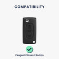 Silicone Cover compatible with Peugeot Citroen Car Key