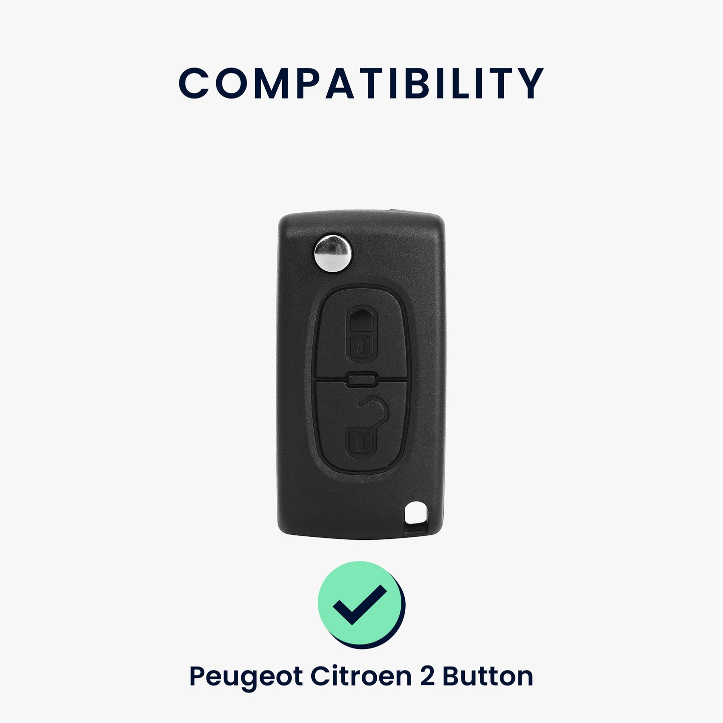 Silicone Cover compatible with Peugeot Citroen Car Key