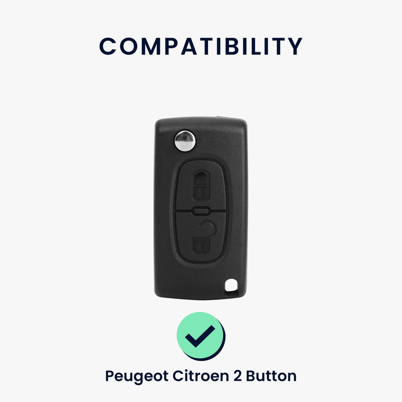Silicone Cover compatible with Peugeot Citroen Car Key