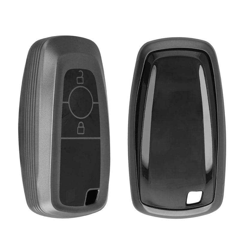 kwmobile Car Key Cover Compatible with Ford 2-Button Car Key Keyless Go - Silicone Protective Cover