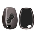 kwmobile Car Key Cover compatible with Renault Dacia 2-Button Car Key - Silicone Case Fob