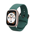 kwmobile Silikon Uhrenarmband für HONOR Watch 4 (TMA-L19) Armband - Ersatzarmband für Fitnesstracker - Wechselarmband Smartwatch - Dunkelgrün Dunkelgrün  