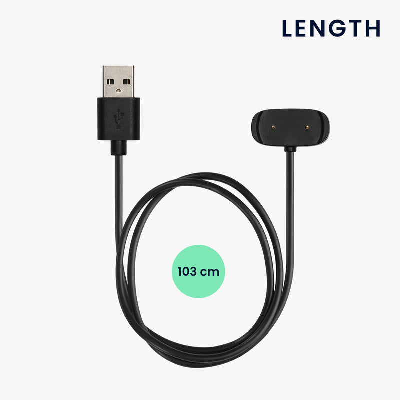 kwmobile USB Charger Cable compatible with Huami Amazfit Bip 3 / 3 Pro / Bip 5 / Amazfit Active EDGE / T-Rex / Zepp E Charging Cable - Smart Watch Replacement Cable - Fitness Tracker Charging Cable