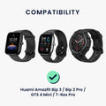 kwmobile USB Charger Cable compatible with Huami Amazfit Bip 3 / 3 Pro / Bip 5 / Amazfit Active EDGE / T-Rex / Zepp E Charging Cable - Smart Watch Replacement Cable - Fitness Tracker Charging Cable