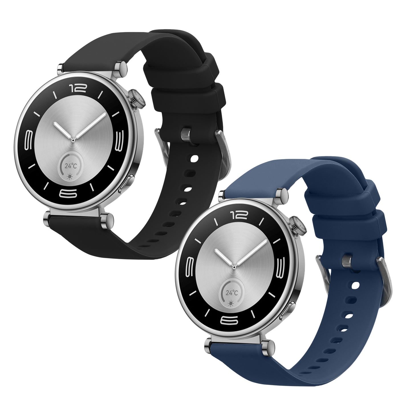 kwmobile Watch Strap for Huawei Watch GT5 41mm / GT5 Pro 42mm / Watch GT4 41mm Strap Fitness Tracker Band Set Replacement Strap Smartwatch