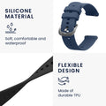 kwmobile Watch Strap for Huawei Watch GT5 41mm / GT5 Pro 42mm / Watch GT4 41mm Strap Fitness Tracker Band Set Replacement Strap Smartwatch