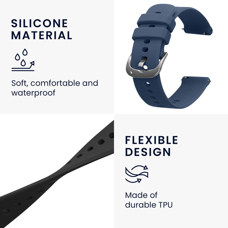 kwmobile Watch Strap for Huawei Watch GT5 41mm / GT5 Pro 42mm / Watch GT4 41mm Strap Fitness Tracker Band Set Replacement Strap Smartwatch