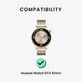 kwmobile Watch Strap for Huawei Watch GT5 41mm / GT5 Pro 42mm / Watch GT4 41mm Strap Fitness Tracker Band Set Replacement Strap Smartwatch