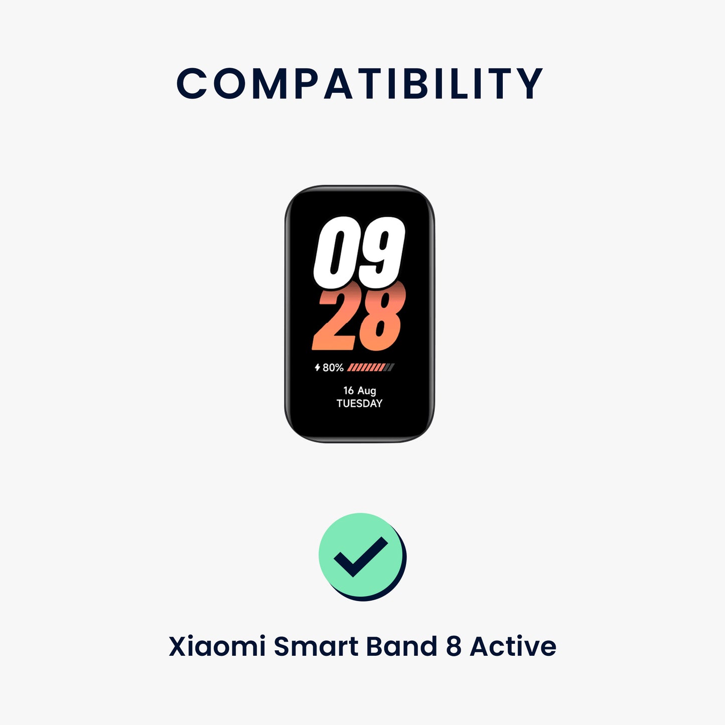 2x Strap for Xiaomi Smart Band 8 Active