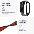 kwmobile Watch Strap for Xiaomi Smart Band 8 Active Wristband Fitness Tracker Band Set Replacement Strap Smartwatch
