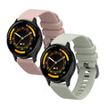 kwmobile 2x Uhrenarmband für Garmin Venu 3 Armband - Fitnesstracker Band Set aus TPU Silikon - Ersatzarmband Smartwatch - Altrosa Pastellgrün Altrosa  [dsg03]