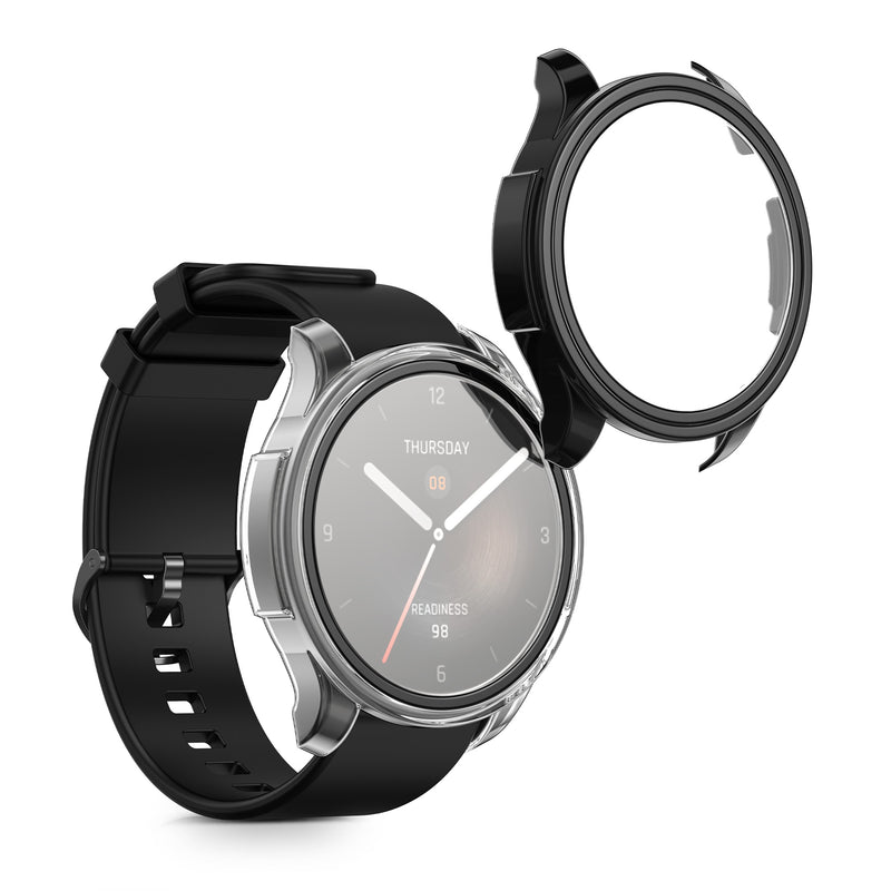 kwmobile Glass Case for Huami Amazfit Balance A2286 Protective Cover Fullbody Fitness Tracker Case Set