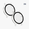 kwmobile Glass Case for Huawei Watch GT4 41mm Protective Full-Body Fitness Tracker Case Set