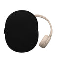 kwmobile Neopren Kopfhörer Tasche für WH-CH520 / WH-CH510 / MDR-ZX110 - Kopfhörer Case - Hülle Reise Beutel für Headset Headphones - Weiche Over Ear Schutzhülle Schwarz Schwarz  